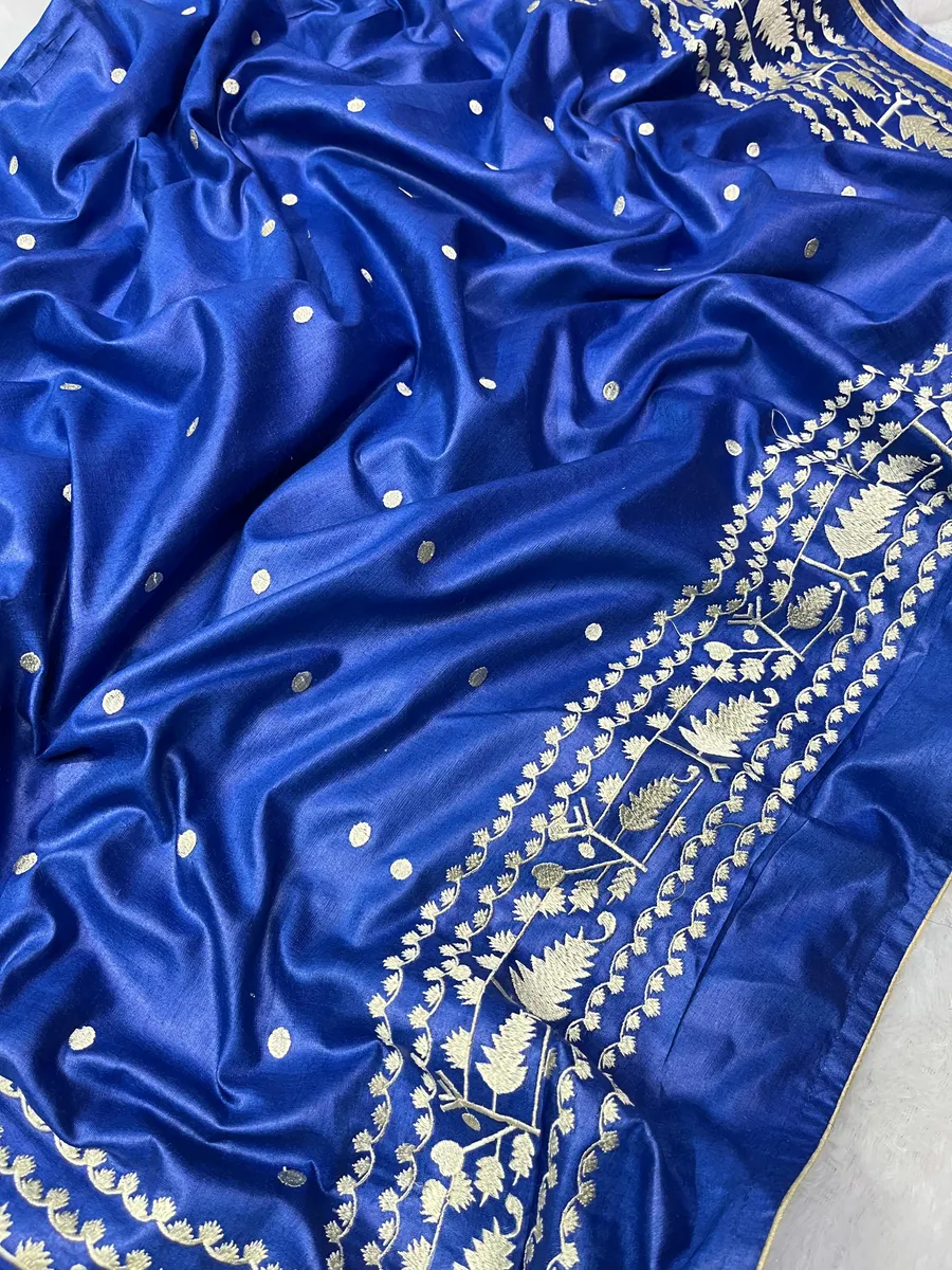 Pure Tussar Munga Silk Saree with Natural Texture & Elegant Lustre